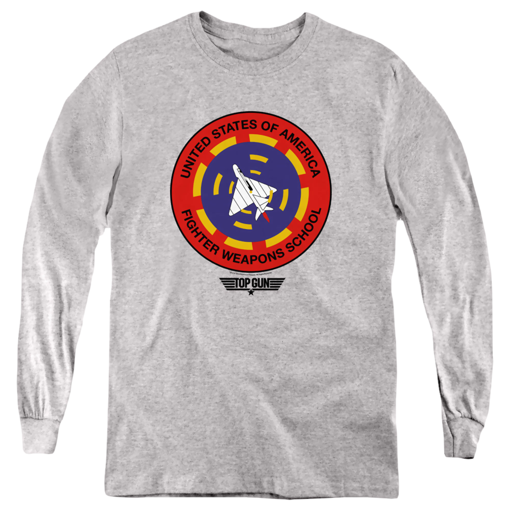Top Gun Fighter Weapons School - Youth Long Sleeve T-Shirt Youth Long Sleeve T-Shirt Top Gun   