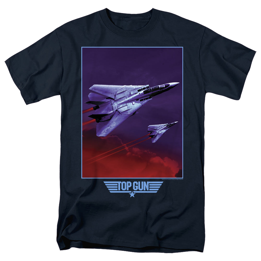 Top Gun Clouds - Men's Regular Fit T-Shirt Men's Regular Fit T-Shirt Top Gun   