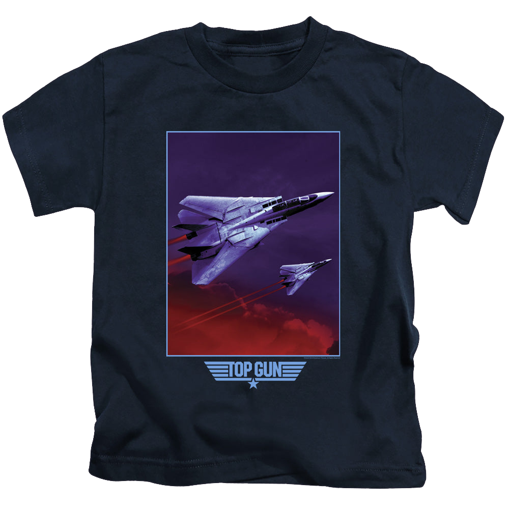 Top Gun Clouds - Kid's T-Shirt Kid's T-Shirt (Ages 4-7) Top Gun   
