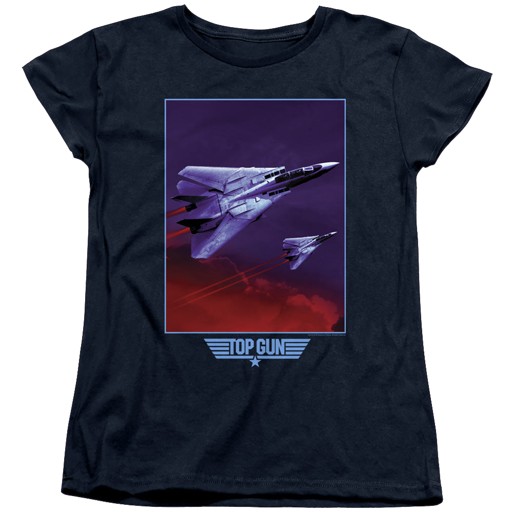 Top Gun Clouds - Women's T-Shirt Women's T-Shirt Top Gun   