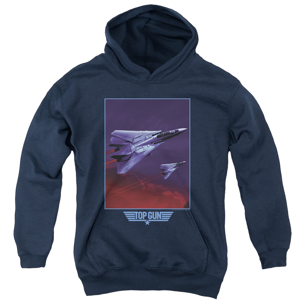 Top Gun Clouds - Youth Hoodie Youth Hoodie (Ages 8-12) Top Gun   