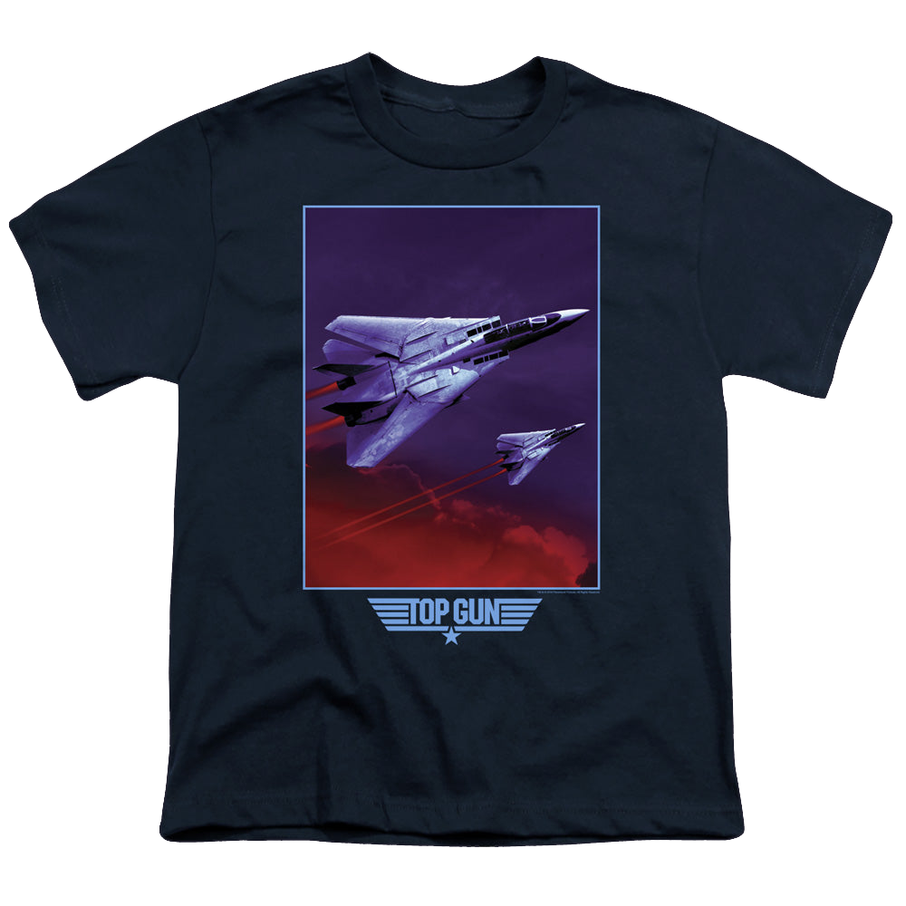 Top Gun Clouds - Youth T-Shirt Youth T-Shirt (Ages 8-12) Top Gun   