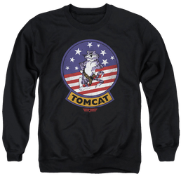Top Gun Tomcat Sigil - Men's Crewneck Sweatshirt Men's Crewneck Sweatshirt Top Gun   