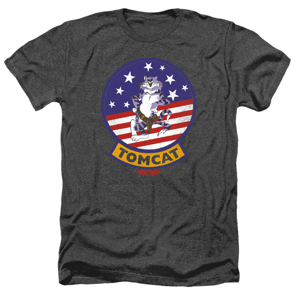 Top Gun Tomcat Sigil - Men's Heather T-Shirt Men's Heather T-Shirt Top Gun   