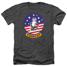 Top Gun Tomcat Sigil - Men's Heather T-Shirt Men's Heather T-Shirt Top Gun   
