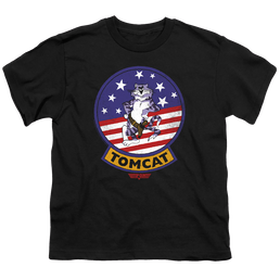 Top Gun Tomcat Sigil - Youth T-Shirt Youth T-Shirt (Ages 8-12) Top Gun   