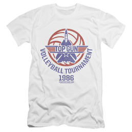 Top Gun Volleyball Tournament - Men's Premium Slim Fit T-Shirt Men's Premium Slim Fit T-Shirt Top Gun   