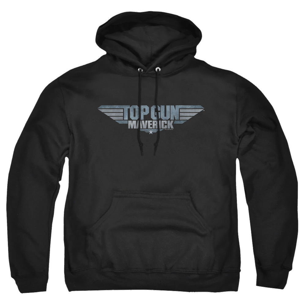 Top Gun Maverick Maverick Logo - Pullover Hoodie Pullover Hoodie Top Gun   