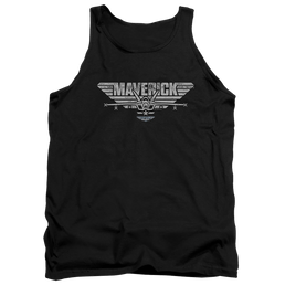 Top Gun Maverick Maverick Plane Logo - Men's Tank Top Men's Tank Top Gun   