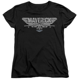 Top Gun Maverick Maverick Plane Logo - Women's T-Shirt Women's T-Shirt Top Gun   