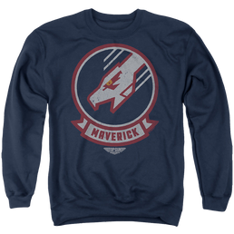 Top Gun Maverick Maverick Call Sign - Men's Crewneck Sweatshirt Men's Crewneck Sweatshirt Top Gun   