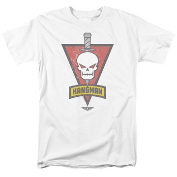 White men's regular fit t-shirt with Top Gun Maverick Hangman Call Sign graphic