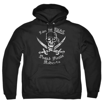 Black pullover hoodie with The Princess Bride The Real Dpr graphic