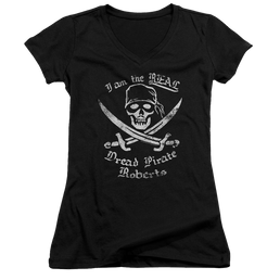 Princess Bride, The The Real Dpr - Juniors V-Neck T-Shirt Juniors V-Neck T-Shirt The Princess Bride   