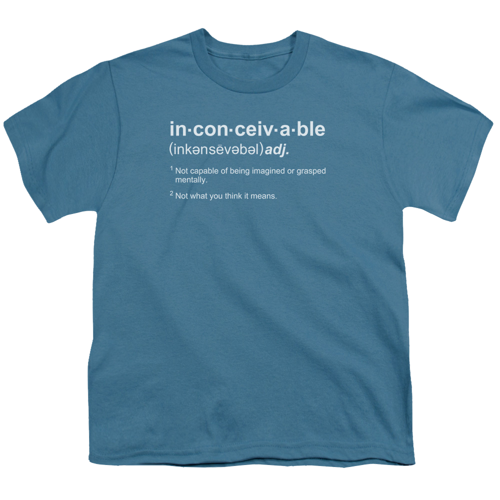 Princess Bride, The Definition - Youth T-Shirt Youth T-Shirt (Ages 8-12) The Princess Bride   