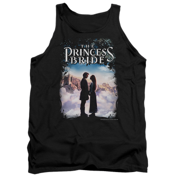 Black men's tank with The Princess Bride Storybook Love graphic