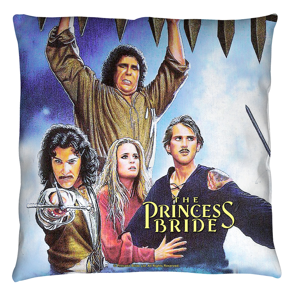 Princess Bride Alt Poster Throw Pillow Throw Pillows The Princess Bride   