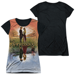 Princess Bride, The Poster Sub - Juniors Black Back T-Shirt Juniors Black Back T-Shirt The Princess Bride   