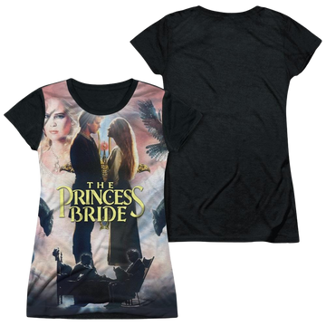 The Princess Bride Soft Collage juniors black back t-shirt