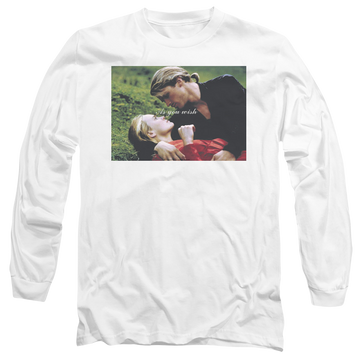 White men's long sleeve t-shirt with The Princess Bride As You Wish graphic