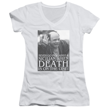 Princess Bride, The Sicilian - Juniors V-Neck T-Shirt Juniors V-Neck T-Shirt The Princess Bride   