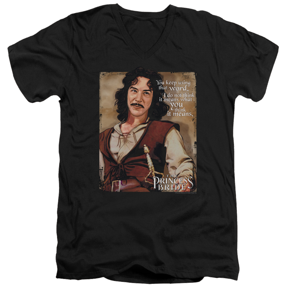 Princess Bride, The Word - Men's V-Neck T-Shirt Men's V-Neck T-Shirt The Princess Bride   