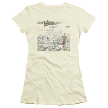 Cream juniors t-shirt with Genesis Foxtrot graphic