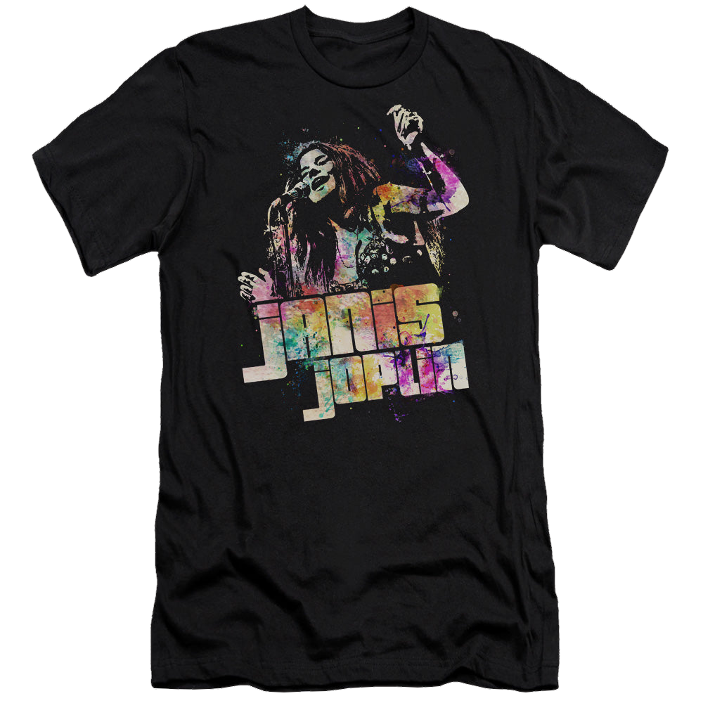 Janis Joplin Colors Of Janis - Men's Premium Slim Fit T-Shirt Men's Premium Slim Fit T-Shirt Janis Joplin   