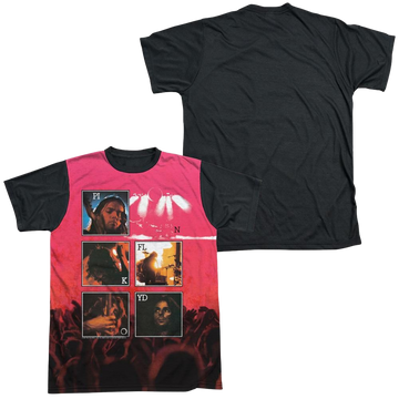 Pink Floyd Live men's black back t-shirt