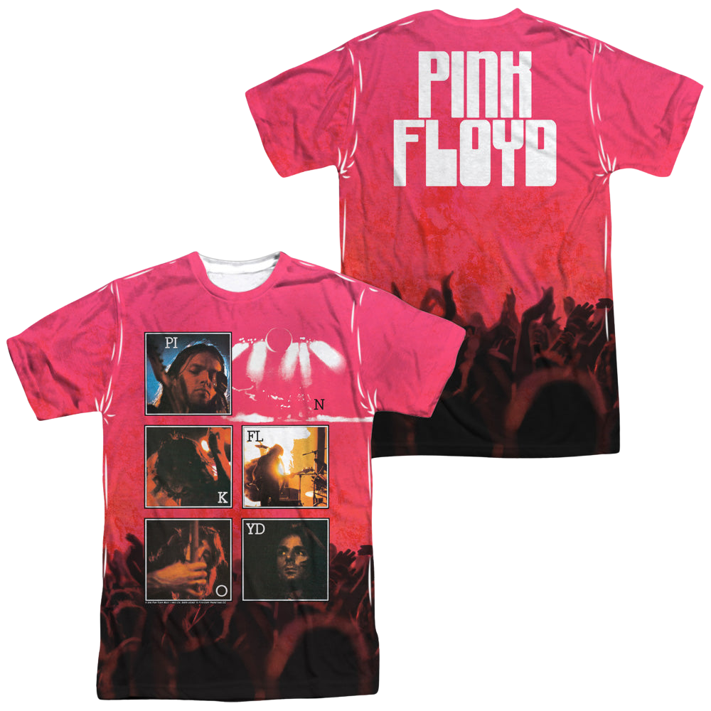 Pink Floyd Live (Front/Back Print) - Men's All-Over Print T-Shirt Men's All-Over Print T-Shirt Pink Floyd   