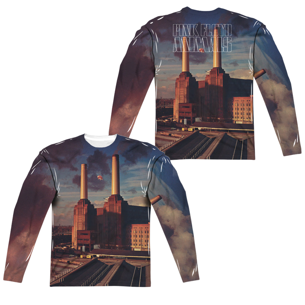 Pink Floyd Animals (Front/Back Print) - Men's All-Over Print Long Sleeve Men's All-Over Print Long Sleeve Pink Floyd   