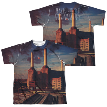 Pink Floyd Animals youth all-over print t-shirt for ages 8 to 12