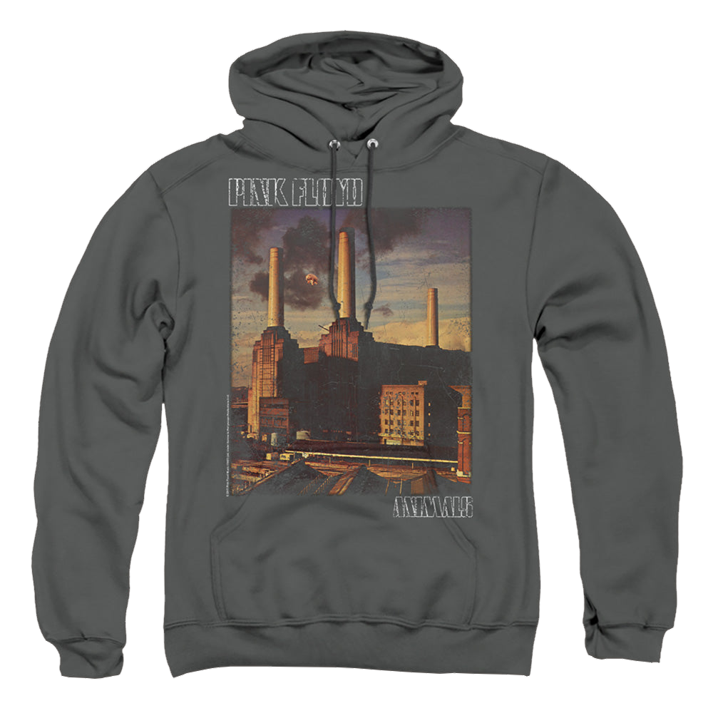 Pink Floyd Faded Animals - Pullover Hoodie Pullover Hoodie Pink Floyd   