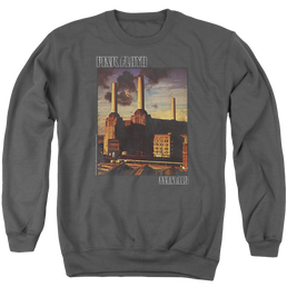 Pink Floyd Faded Animals Men's Crewneck Sweatshirt Men's Crewneck Sweatshirt Pink Floyd   