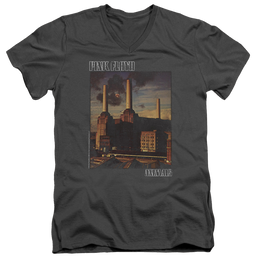 Pink Floyd Faded Animals - Men's V-Neck T-Shirt Men's V-Neck T-Shirt Pink Floyd   