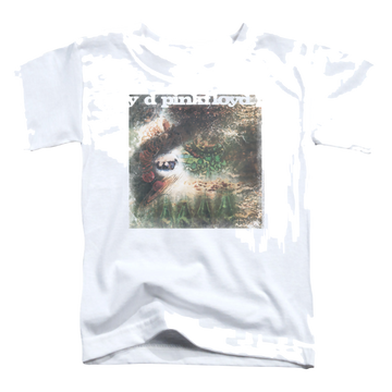 White kid's t-shirt for ages 4 to 7 with Pink Floyd Saucerful Of Secrets graphic