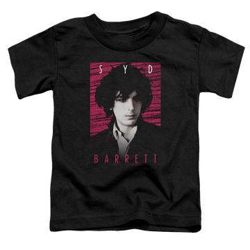 Black toddler t-shirt with Syd Barrett Syd graphic