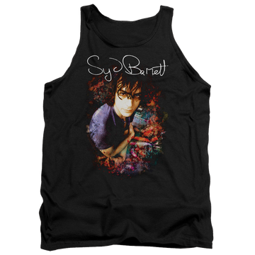 Black men's tank with Syd Barrett Madcap Syd graphic