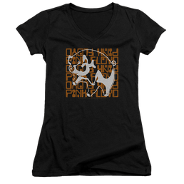 Pink Floyd Pig - Juniors V-Neck T-Shirt Juniors V-Neck T-Shirt Pink Floyd   
