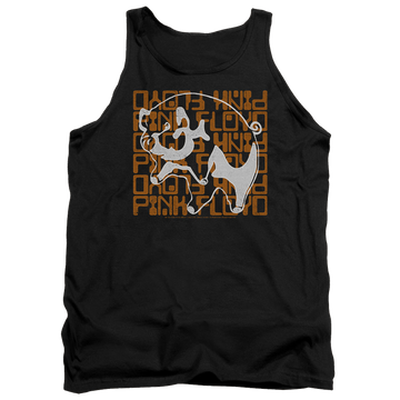 Black men's tank with Pink Floyd Pig graphic