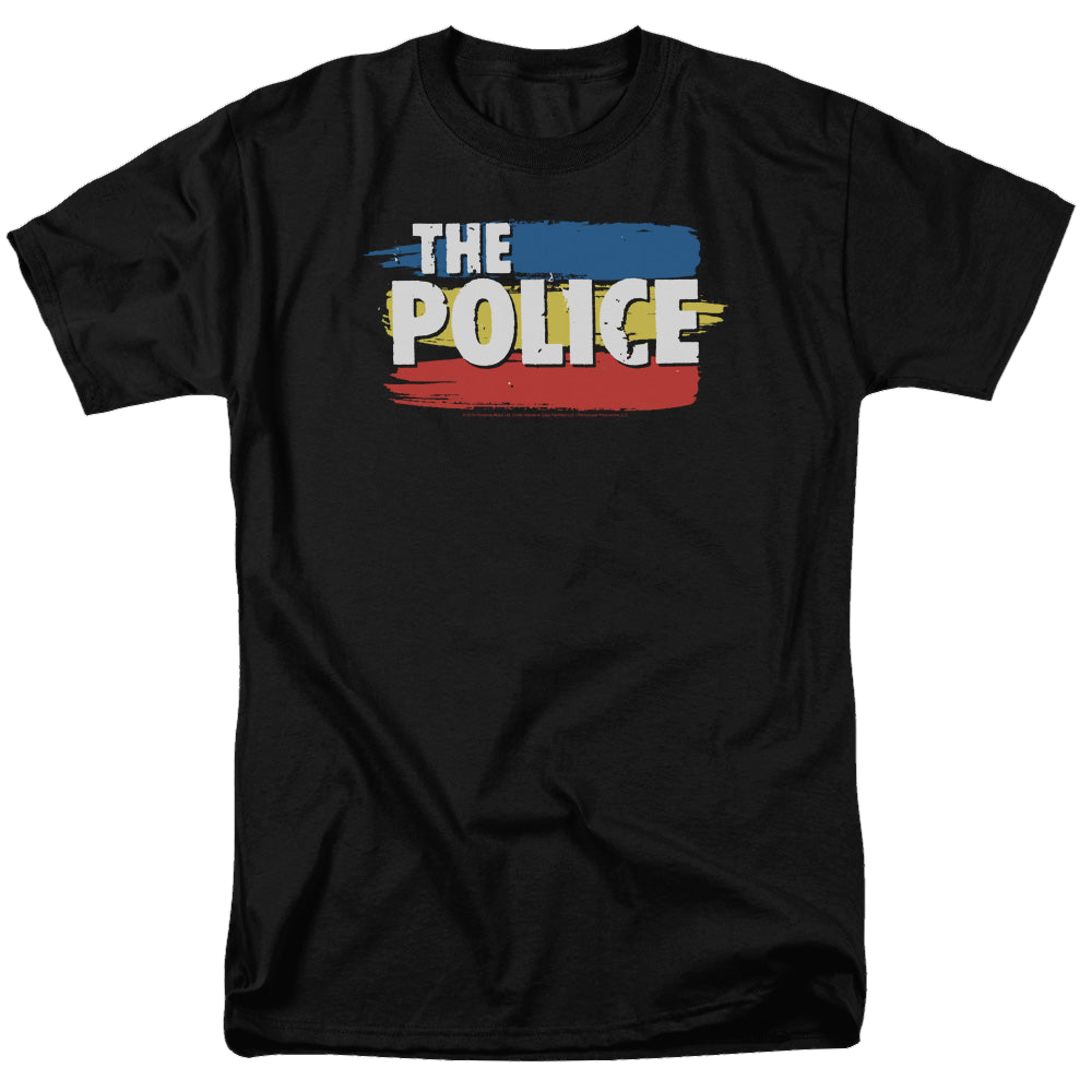 The Police Three Stripes Logo - Men's Regular Fit T-Shirt Men's Regular Fit T-Shirt The Police   