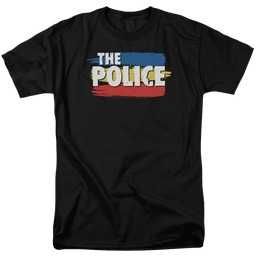 The Police Three Stripes Logo - Men's Regular Fit T-Shirt Men's Regular Fit T-Shirt The Police   