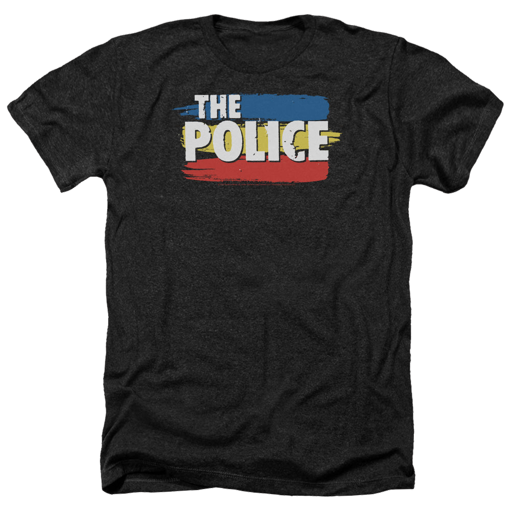 The Police Three Stripes Logo - Men's Heather T-Shirt Men's Heather T-Shirt The Police   