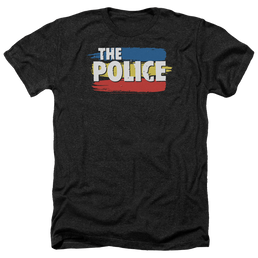 The Police Three Stripes Logo - Men's Heather T-Shirt Men's Heather T-Shirt The Police   