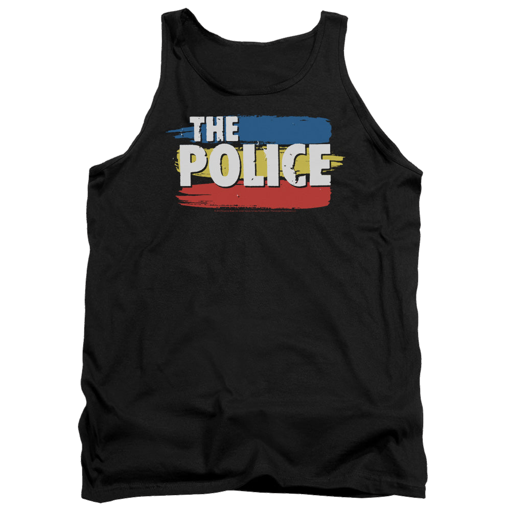 The Police Three Stripes Logo - Men's Tank Top Men's Tank The Police   