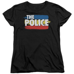 The Police Three Stripes Logo - Women's T-Shirt Women's T-Shirt The Police   