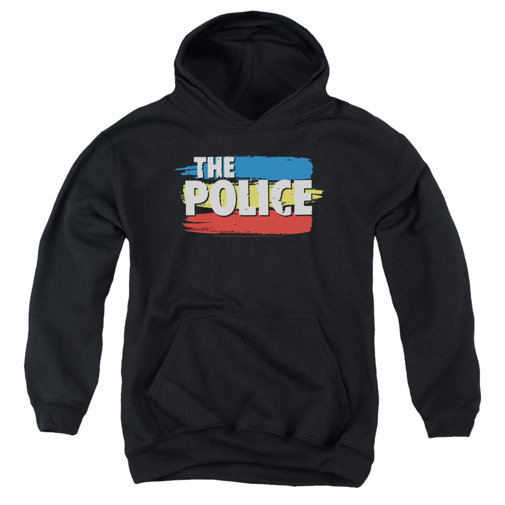 The Police Three Stripes Logo - Youth Hoodie Youth Hoodie (Ages 8-12) The Police   