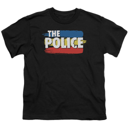 The Police Three Stripes Logo - Youth T-Shirt Youth T-Shirt (Ages 8-12) The Police   