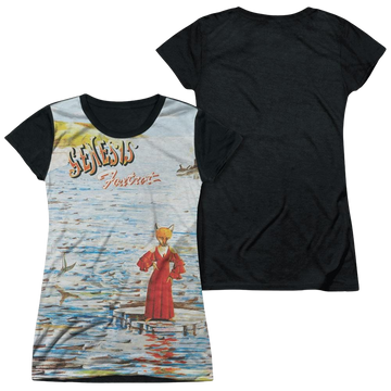 Genesis Foxtrot Cover - Juniors Black Back T-Shirt Juniors Black Back T-Shirt Genesis   