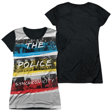 The Police Synchronicity juniors black back t-shirt